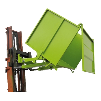 Benne basculante à porte frontale 1000 à 4800L