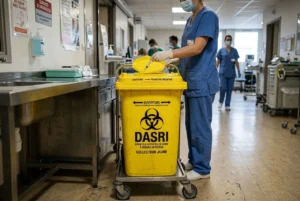 Collecteur DASRI : marquage, couleur et normes réglementaires