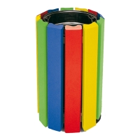 Poubelle color&eacute;e 40L