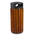 Poubelle de parc en bois 60L Zeno image 0
