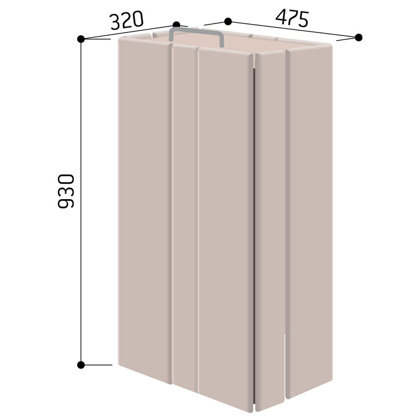 Poubelle extérieure en bois 100 litres Dès 571,99€ HT